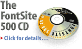 Order the FontSite 500 CD